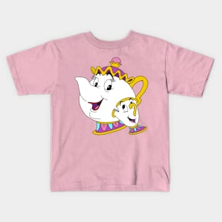 Mrs Potts and Chip Kids T-Shirt